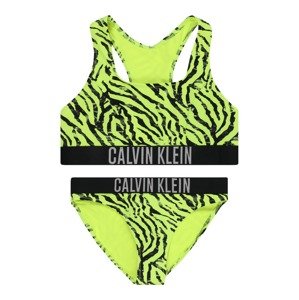 Calvin Klein Swimwear Bikini  világosszürke / alma / fekete