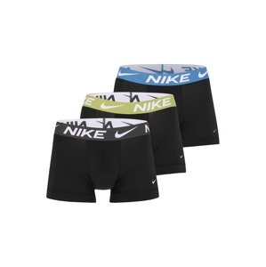 NIKE Sport alsónadrágok  kék / világoszöld / fekete / fehér