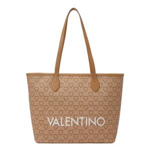 VALENTINO Shopper táska  homok / barna / fehér