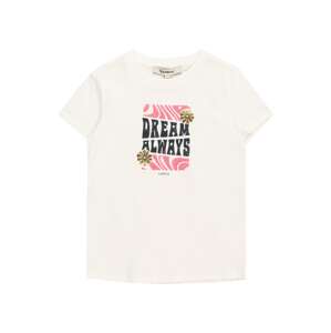 GARCIA Póló  khaki / világos-rózsaszín / fekete / fehér