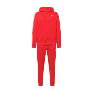 Nike Sportswear Jogging ruhák 'CLUB FLEECE'  piros / fehér