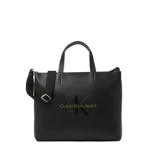 Calvin Klein Jeans Shopper táska  alma / fekete