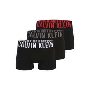 Calvin Klein Underwear Boxeralsók 'Intense Power'  szürke / tűzpiros / fekete / fehér