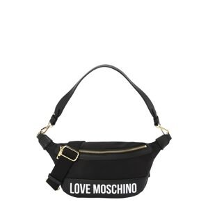 Love Moschino Övtáska 'CITY LOVERS'  fekete / fehér