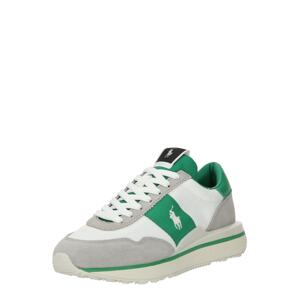 Polo Ralph Lauren Rövid szárú sportcipők 'TRAIN 89'  szürke / zöld / fehér