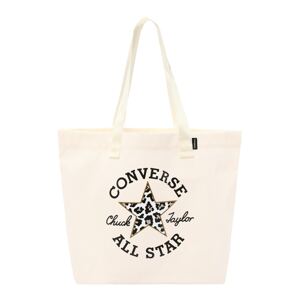 CONVERSE Shopper táska  bézs / okker / fekete / piszkosfehér