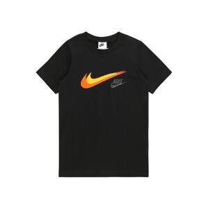 Nike Sportswear Póló  sárga / ezüstszürke / narancs / fekete