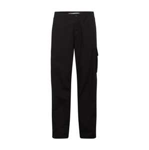 Calvin Klein Jeans Cargo nadrágok  fekete / piszkosfehér