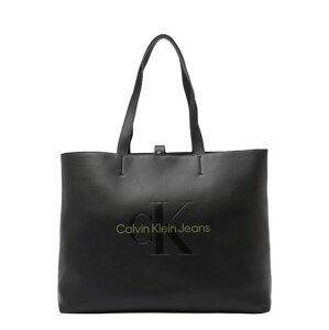 Calvin Klein Jeans Shopper táska  kiwi / fekete