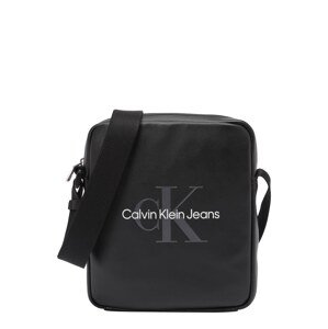 Calvin Klein Jeans Válltáska  antracit / fekete / fehér