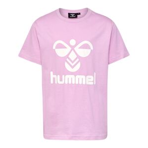 Hummel Póló 'Tres'  világos-rózsaszín / fehér