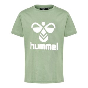 Hummel Póló 'Tres'  világoszöld / fehér