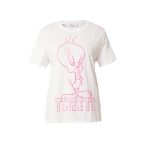 PRINCESS GOES HOLLYWOOD Póló 'Tweety'  világos-rózsaszín / fehér