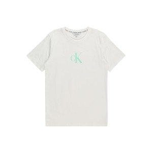 Calvin Klein Swimwear Póló  citromzöld / fehér
