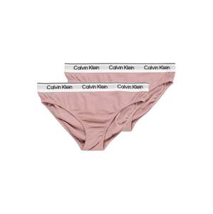 Calvin Klein Underwear Alsónadrág  fáradt rózsaszín / fekete / fehér