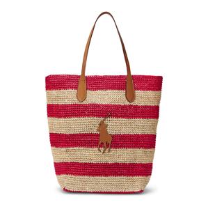 Polo Ralph Lauren Shopper táska  bézs / barna / piros