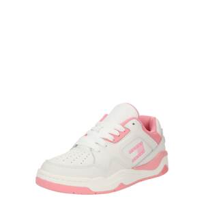 Tommy Jeans Rövid szárú sportcipők 'Basket'  rózsaszín / fehér