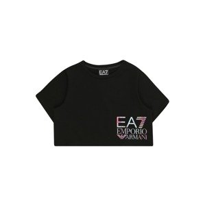 EA7 Emporio Armani Póló  világoskék / rózsaszín / fekete