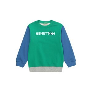 UNITED COLORS OF BENETTON Tréning póló  azúr / szürke / zöld / fehér