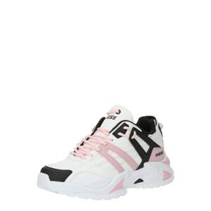 GUESS Rövid szárú sportcipők 'BELLUNA'  rózsaszín / fekete / fehér