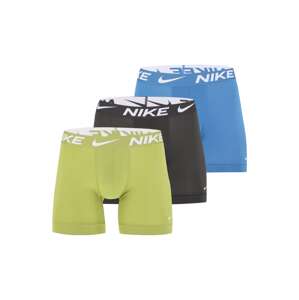NIKE Sport alsónadrágok  azúr / kiwi / fekete / fehér