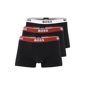 BOSS Black Boxeralsók 'Power'  szürke / kárminvörös / fekete / fehér
