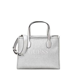 GUESS Shopper táska 'SILVANA 2'  fekete / ezüst