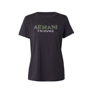 ARMANI EXCHANGE Póló  kék / éjkék / zöld / fehér
