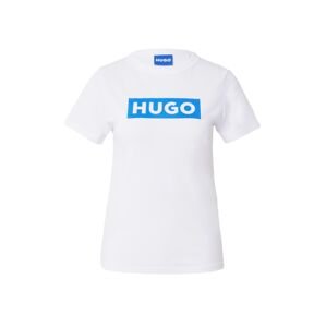 HUGO Blue Póló 'Classic'  kék / fehér