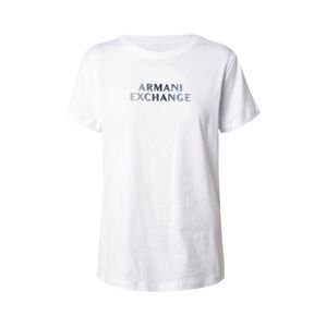 ARMANI EXCHANGE Póló  égkék / jáde / fekete / fehér