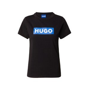 HUGO Blue Póló 'Classic'  kék / fekete / fehér