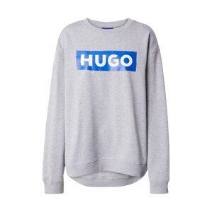 HUGO Blue Tréning póló 'Classic'  királykék / szürke melír / fehér