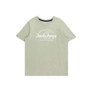 Jack & Jones Junior Póló 'FOREST'  pasztellzöld / fehér