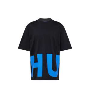HUGO Blue Póló 'Nannavaro'  azúr / fekete