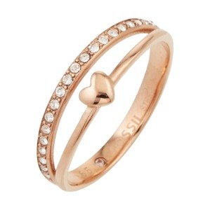 FOSSIL Gyűrűk 'Hearts To You '  rózsaszín arany