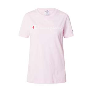 Champion Authentic Athletic Apparel Póló  pasztell-rózsaszín / piros / fehér