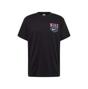 Nike Sportswear Póló  menta / rózsaszín / fekete / fehér