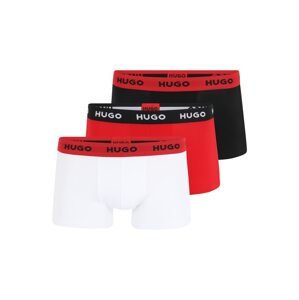 HUGO Boxeralsók  piros / vérvörös / fekete / fehér