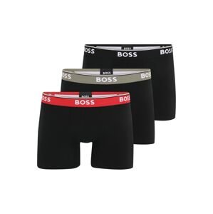 BOSS Black Boxeralsók  taupe / piros / fekete / fehér