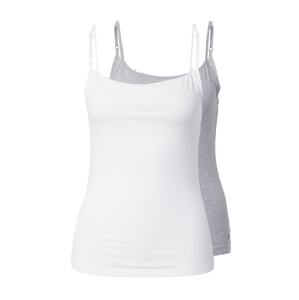 Tommy Hilfiger Underwear Trikó és alsó póló 'Cami'  szürke melír / fehér