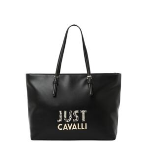 Just Cavalli Shopper táska  arany / fekete / fehér