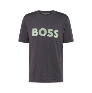 BOSS Green Póló  sötétszürke / khaki