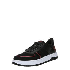 HUGO Red Rövid szárú sportcipők 'Kilian Tenn'  piros / fekete