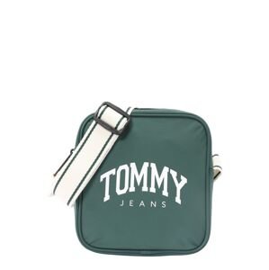 Tommy Jeans Válltáska  smaragd / fekete / fehér