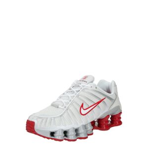 Nike Sportswear Rövid szárú sportcipők 'SHOX TL'  világosszürke / tűzpiros / fehér