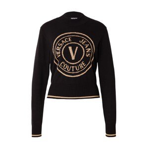 Versace Jeans Couture Pulóver  világos bézs / fekete