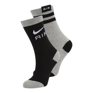 Nike Sportswear Zokni 'Everyday Essentials'  szürke / fekete