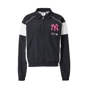 Champion Authentic Athletic Apparel Átmeneti dzseki  rózsaszín / fekete / fehér