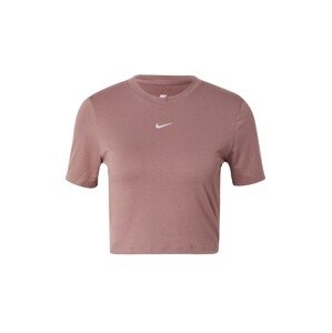 Nike Sportswear Póló 'Essential'  mályva / fehér