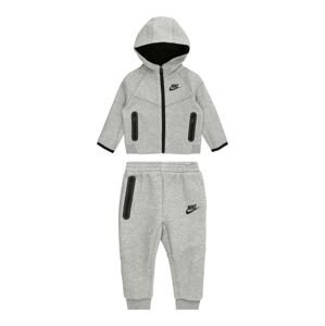 Nike Sportswear Jogging ruhák 'TECH FLEECE'  szürke melír / fekete